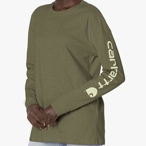 Carhartt Women's Loose Fit Heavyweight LA Logo Sleeve Graphic T-Shirt, 1X, NWT